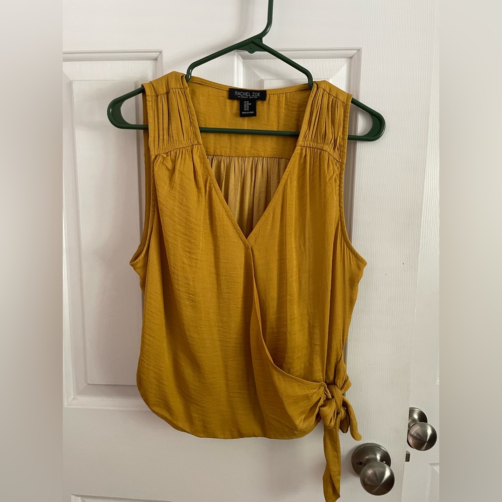 Rachel Zoe Sleeveless Wrap Top